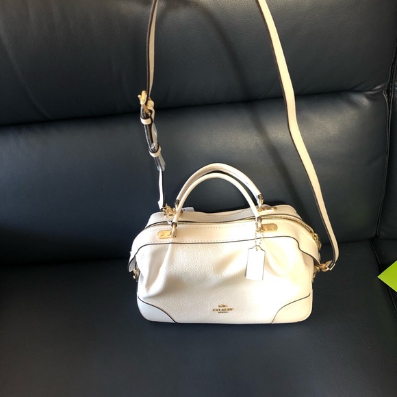 NWOT COACH pebble leather one satchel - Picture 7 of 7